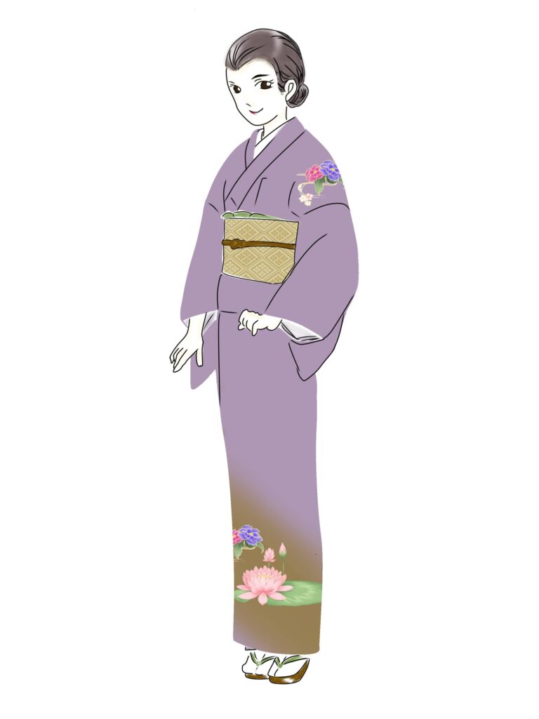 付け下げのモデル