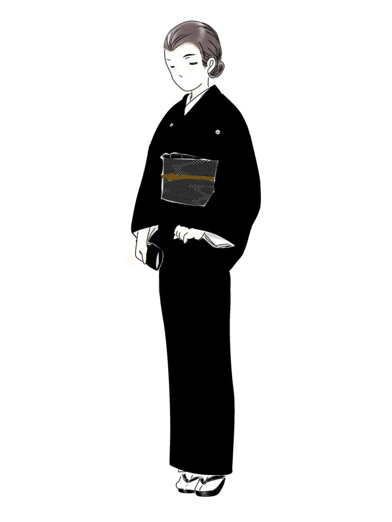 黒喪服のモデル